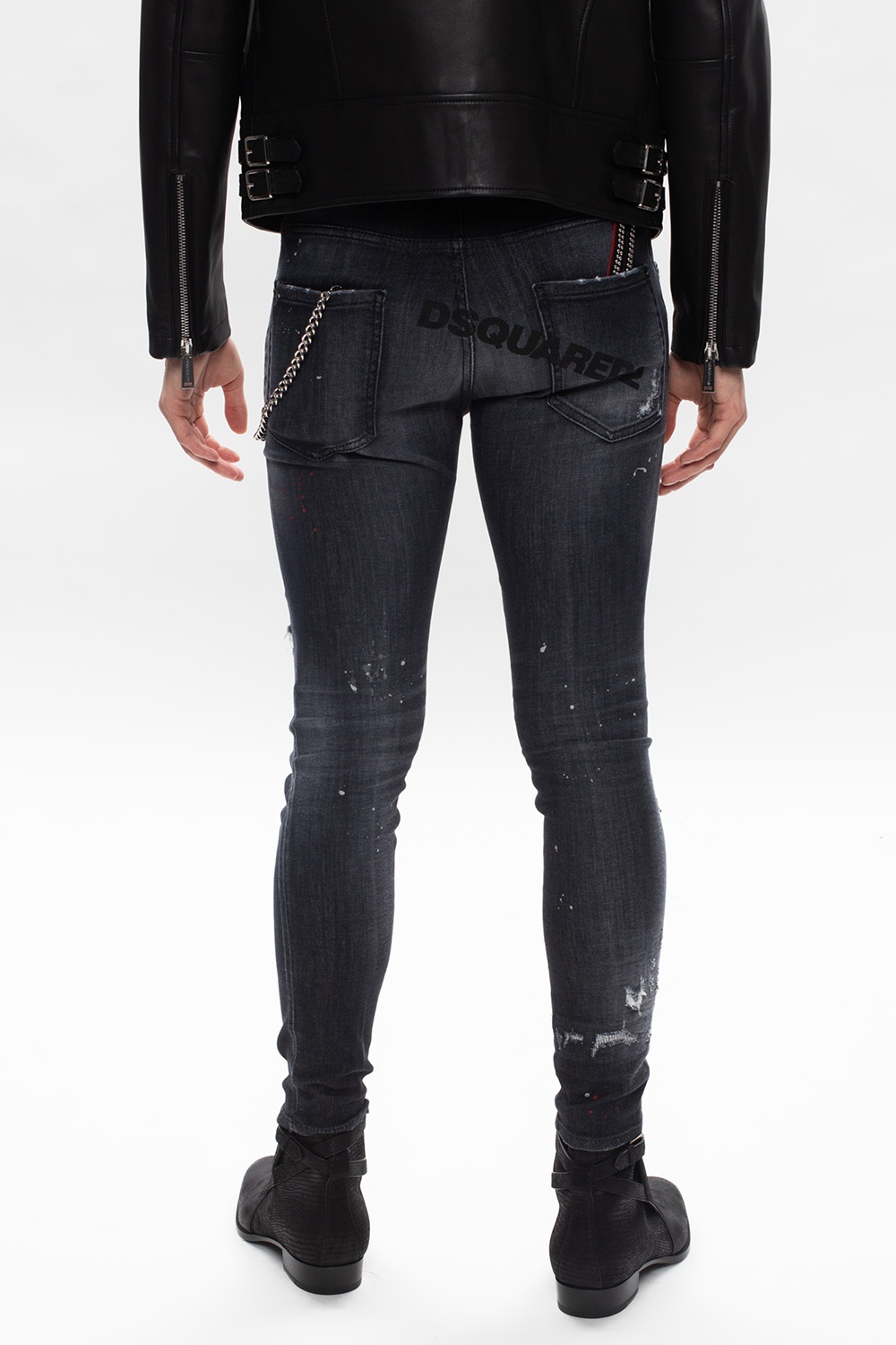 Dsquared2 'Super Twinky Jean' raw-cut jeans | Men's Clothing 